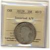 Image 1 : 1872H A/V 50¢ ICCS AG-3, weak date