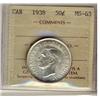 Image 1 : 1938 50¢ ICCS MS63.  A nice white example.