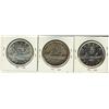 Image 1 : 1938, 1946, 1953 NSS, lot of 3 coins. Grades vary from VF-30 to MS62.