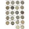 1950-1968 $1.  Mixed lot of 67 coins including 1950(3), 1951(2), 1952(4), 19534), 1954(2), 1955(2), 