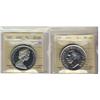 Image 1 : 1951 $1 ICCS MS64 , 1967 $1 ICCS SP66 Heavy Cameo,