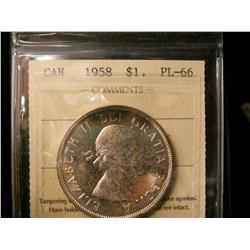 1958 $1 ICCS PL66.