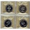 Image 1 : 1961 $1 PL66, 1962, 1963 and 1964 $1 ICCS PL65.  Lot of 4 coins.  1961 Designated Cameo.