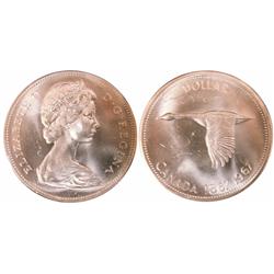 1967 $1 ICCS MS65.