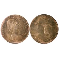 1967 $1 ICCS MS65.  PQ toning.