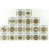 Image 2 : A card of division three glass buttons.