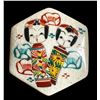 Image 1 : A RARE division three pictorial Japanese Satsuma Button
