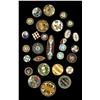Image 1 : A card of assorted division one enamel buttons