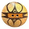 Image 1 : A division three patterned southwest pottery button