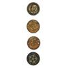 Image 1 : A small card of division one steel cup buttons