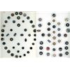 Image 1 : 2 Cards of division one assorted inlay buttons