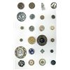 Image 1 : A card of division one and three assorted buttons