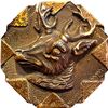 Image 2 : A division one brass Handkerchief corner button