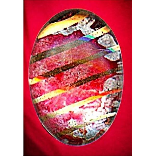 A division one Kaleidoscope glass button