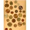 Image 2 : A box lot of assorted horn/compo carded buttons