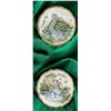 Image 1 : A small card of div.3 reverse painted glass buttons