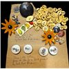 Image 1 : A bag lot of division one and three assorted buttons