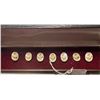 Image 1 : A boxed set of division 3 hand engraved floral buttons