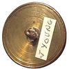 Image 2 : A division 1 mottled Gemstone in metal button