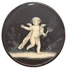 Image 1 : A beautiful division 1 hand painted under glass button