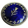 Image 2 : A division one gold and cobalt enamel button