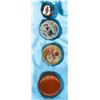 Image 1 : A small card of division one ceramic buttons