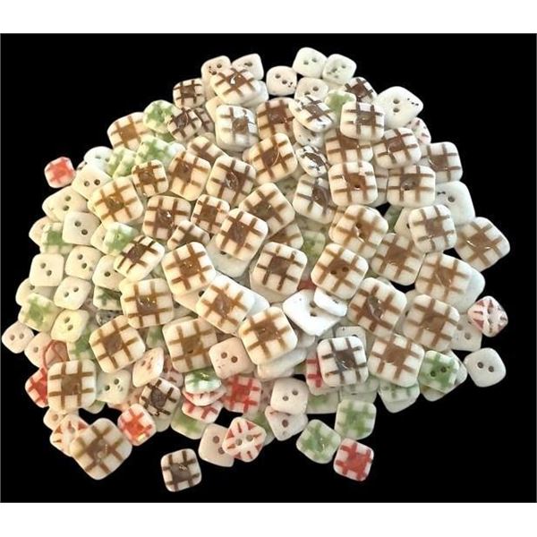 A large bag lot of division one china buttons