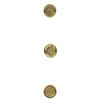 Image 1 : A small card of division one brass pictorial buttons