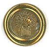 Image 2 : A small card of division one brass pictorial buttons