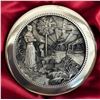 Image 1 : A division three Battersea Pewter Pictorial button