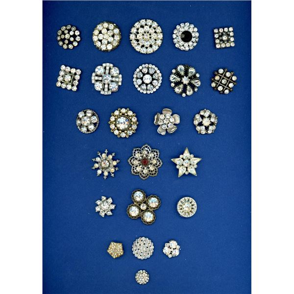2 Cards of division 1 & 3 "GLITZ" buttons