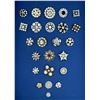 Image 1 : 2 Cards of division 1 & 3 "GLITZ" buttons