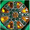 Image 1 : A VERY RARE division one jeweled in silver button