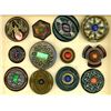 Image 1 : A partial card of division three Bakelite buttons