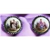 Image 1 : A pair of division one pictorial porcelain buttons