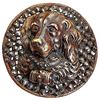 Image 2 : A magnificent & RARE division 1 high relief dog button