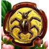 Image 1 : A division three pictorial English glass button