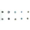Image 2 : A card of division one charmstring glass buttons