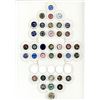 Image 1 : A card of division one colorful glass buttons
