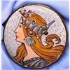 Image 1 : A RARE division one pictorial enamel button