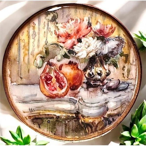 Another Rare div. 1 hand painted under glass button