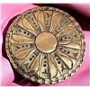 Image 1 : A division one engraved copper button