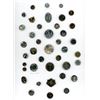 Image 1 : A card of division three pictorial pewter buttons