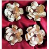 Image 1 : A set of division three realistic shaped buttons