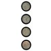 Image 1 : A set of division three Bakelite buttons