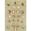 Image 2 : 3 Cards of division three mostly realistic buttons