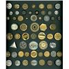 Image 2 : A box lot of assorted metal carded buttons