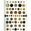 Image 2 : A box lot of assorted material carded buttons