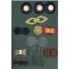 Image 2 : A box lot of assorted material carded buttons