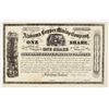 Image 1 : Alabama Copper Mining Company Stock Certificate, 1855 [201541]